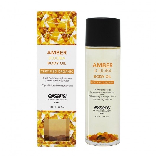 Органическое массажное масло AMBER JOJOBA - 100 мл. - Exsens - купить с доставкой в Уфе
