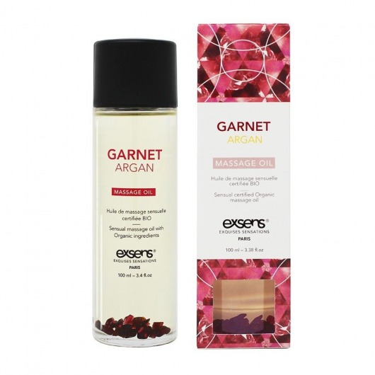 Органическое массажное масло GARNET ARGAN - 100 мл. - Exsens - купить с доставкой в Уфе