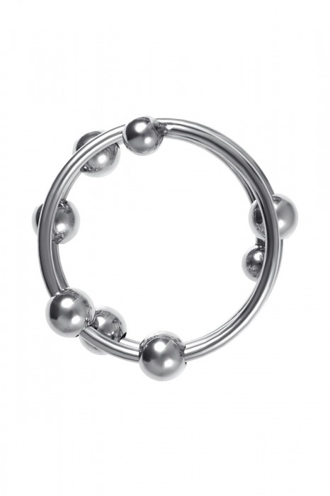 Большое металлическое кольцо под головку пениса - ToyFa - купить с доставкой в Уфе