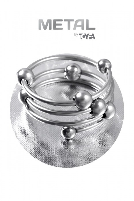 Большое металлическое кольцо под головку пениса - ToyFa - купить с доставкой в Уфе