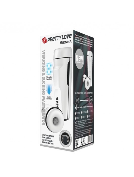 Вибромастурбатор Sienna с функцией всасывания - Baile - в Уфе купить с доставкой