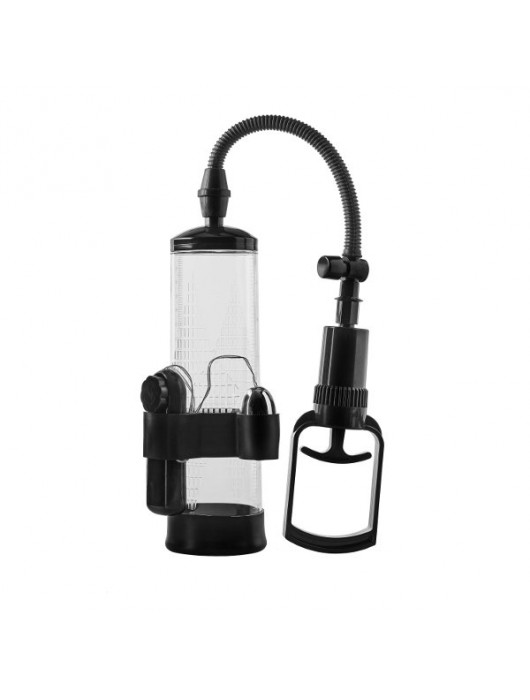 Прозрачная вакуумная помпа с вибрацией Vibrating Penis Pump - Dream Toys - в Уфе купить с доставкой