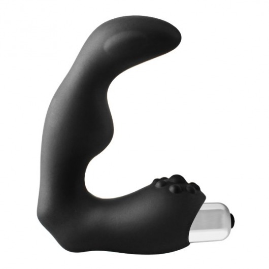 Черный вибромассажер простаты FantASStic Vibrating Prostate Massager - 11,3 см. - Dream Toys - в Уфе купить с доставкой