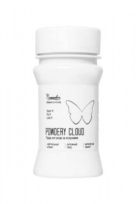 Пудра для ухода за игрушками Powdery Cloud с нейтральным ароматом - 40 гр. - Eromantica - купить с доставкой в Уфе