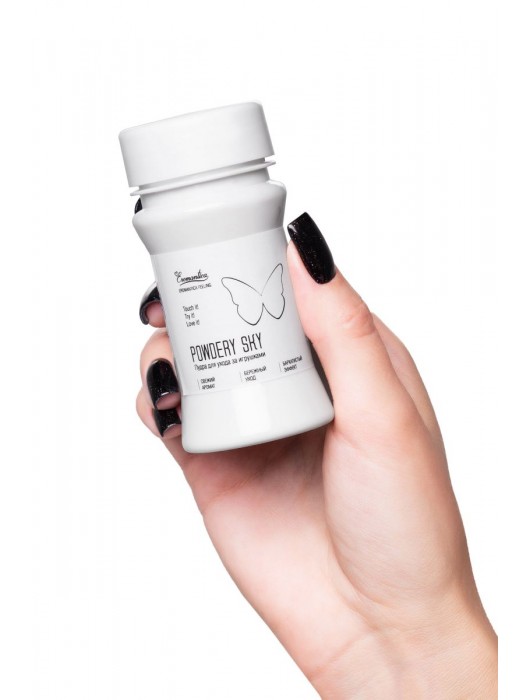 Пудра для ухода за игрушками Powdery Sky с ароматом мяты - 40 гр. - Eromantica - купить с доставкой в Уфе