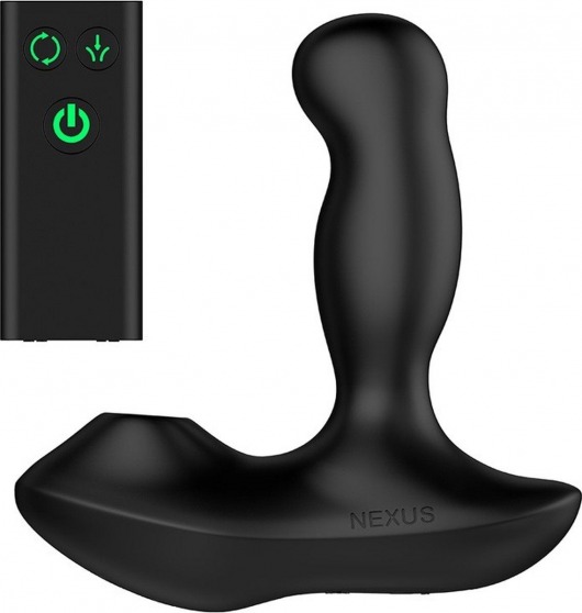 Черный вибратор-ротатор для стимуляции простаты Nexus Revo Air - Nexus Range - в Уфе купить с доставкой