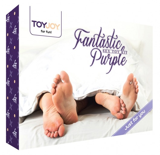 Эротический набор FANTASTIC PURPLE SEX TOY KIT - Toy Joy - купить с доставкой в Уфе