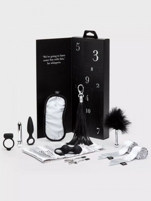 Эротический набор Pleasure Overload 10 Days of Play Gift Set - Fifty Shades of Grey - купить с доставкой в Уфе