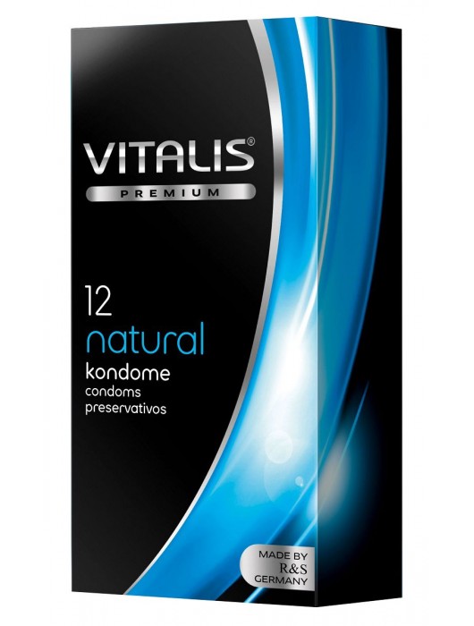 Классические презервативы VITALIS PREMIUM natural - 12 шт. - Vitalis - купить с доставкой в Уфе
