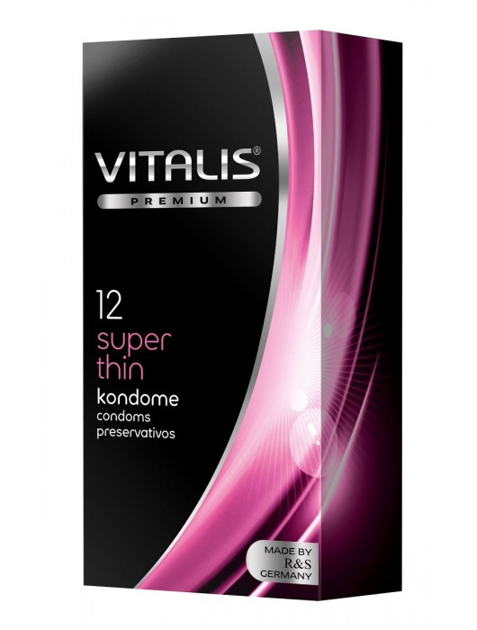 Ультратонкие презервативы VITALIS PREMIUM super thin - 12 шт. - Vitalis - купить с доставкой в Уфе