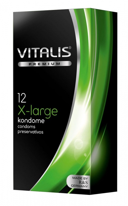 Презервативы увеличенного размера VITALIS PREMIUM x-large - 12 шт. - Vitalis - купить с доставкой в Уфе