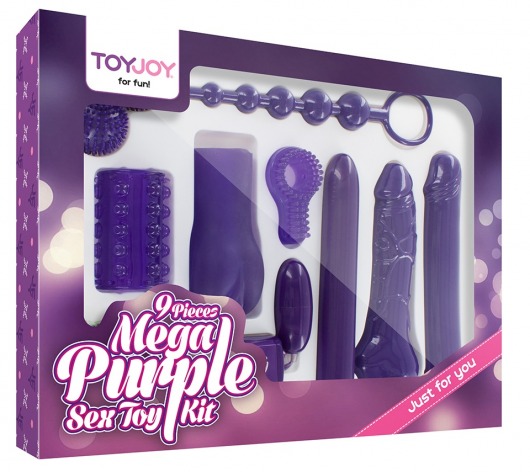 Эротический набор Toy Joy Mega Purple - Toy Joy - купить с доставкой в Уфе