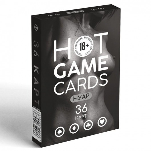 Игральные карты HOT GAME CARDS НУАР - 36 шт. - Сима-Ленд - купить с доставкой в Уфе