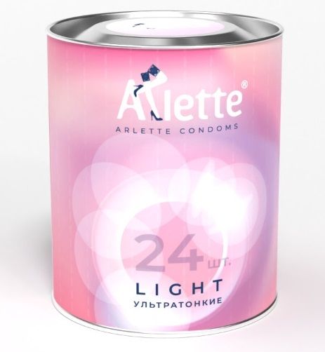 Ультратонкие презервативы Arlette Light - 24 шт. - Arlette - купить с доставкой в Уфе