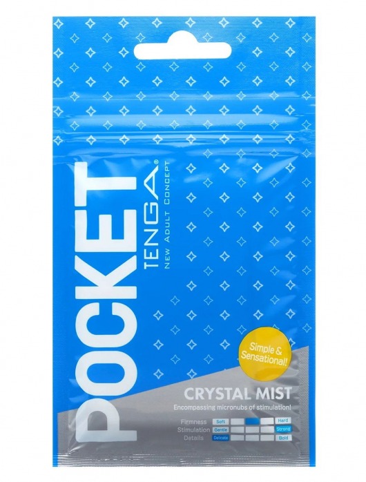 Карманный мастурбатор Crystal Mist - Tenga - в Уфе купить с доставкой