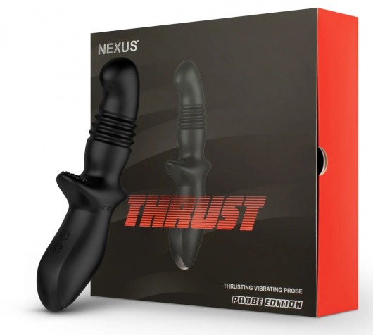 Черный вибромассажер простаты Nexus Thrust с возвратно-поступательными движениями - Nexus Range - в Уфе купить с доставкой