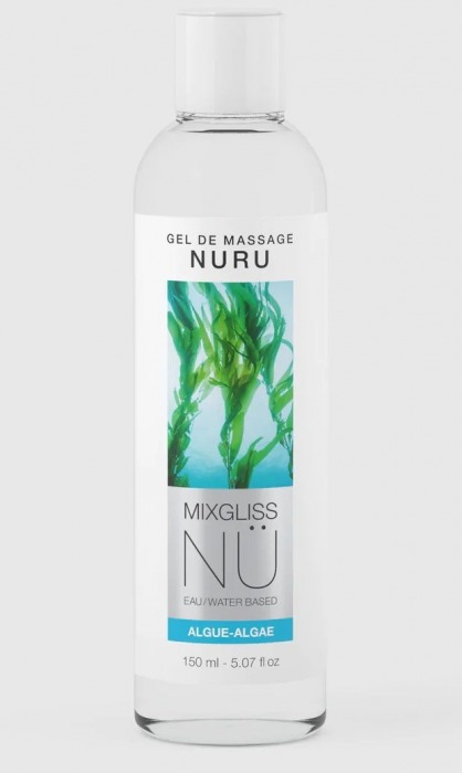 Массажный гель на водной основе Mixgliss NU Algae - 150 мл. - Strap-on-me - купить с доставкой в Уфе