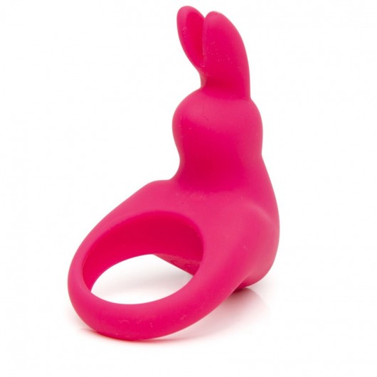 Розовое эрекционное виброкольцо Happy Rabbit Rechargeable Rabbit Cock Ring - Happy Rabbit - в Уфе купить с доставкой