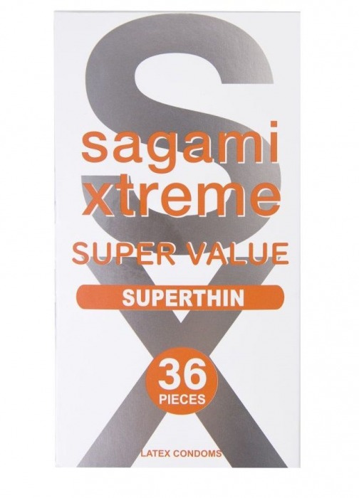 Ультратонкие презервативы Sagami Xtreme Superthin - 36 шт. - Sagami - купить с доставкой в Уфе