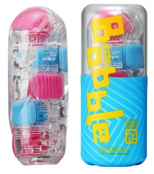 Мастурбатор Tenga Bobble Crazy Cubes - Tenga - в Уфе купить с доставкой