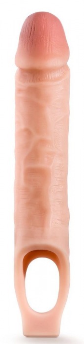 Телесная насадка на пенис 10 Inch Cock Sheath Extender - 25 см. - Blush Novelties - в Уфе купить с доставкой