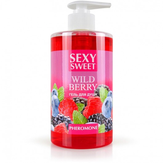 Гель для душа Sexy Sweet Wild Berry с ароматом лесных ягод и феромонами - 430 мл. -  - Магазин феромонов в Уфе