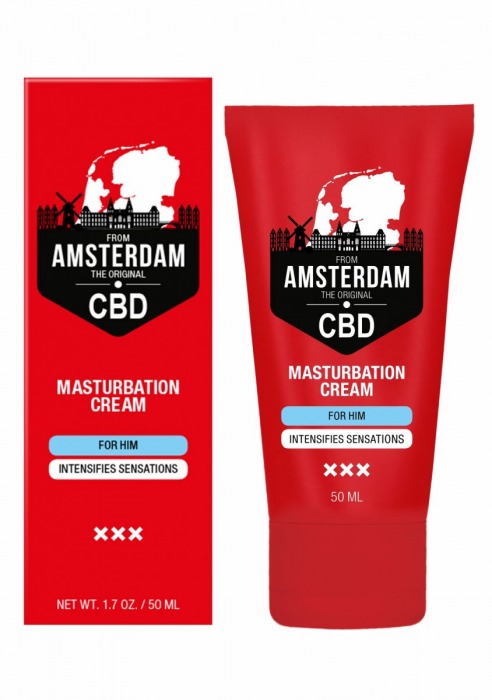 Крем для мастурбации для мужчин CBD from Amsterdam Masturbation Cream For Him - 50 мл. - Shots Media BV - купить с доставкой в Уфе