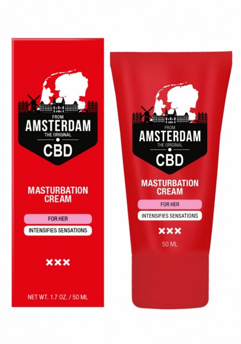 Крем для мастурбации для женщин CBD from Amsterdam Masturbation Cream For Her - 50 мл. - Shots Media BV - купить с доставкой в Уфе