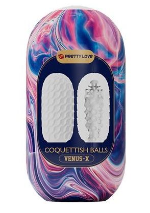 Мастурбатор в форме яйца Coquettish Balls - Baile - в Уфе купить с доставкой