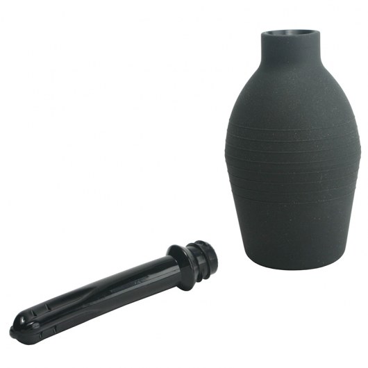 Черный анальный душ CleanStream - XR Brands - купить с доставкой в Уфе