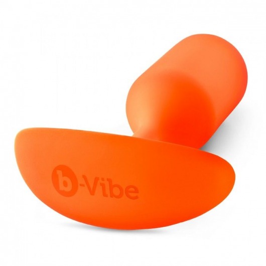 Оранжевая пробка для ношения B-vibe Snug Plug 3 - 12,7 см. - b-Vibe в Уфе Оранжевая пробка для ношения B-vibe Snug Plug 3 - 12,7 см. - b-Vibe