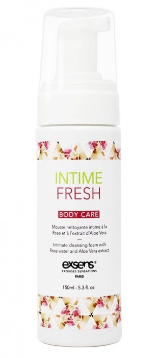 Органическая интимная очищающая пенка Intime Fresh - 150 мл. - Exsens - купить с доставкой в Уфе Органическая интимная очищающая пенка Intime Fresh - 150 мл. - Exsens - купить с доставкой в Уфе