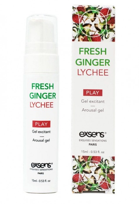 Возбуждающий гель Fresh Ginger Lychee Arousal Gel - 15 мл. - Exsens - купить с доставкой в Уфе