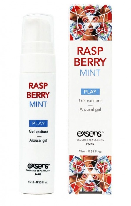 Возбуждающий гель Raspberry Mint с ароматом малины и мяты - 15 мл. - Exsens - купить с доставкой в Уфе