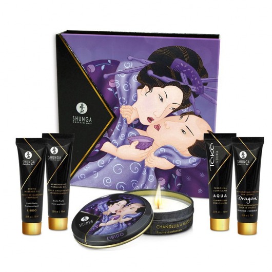 Подарочный набор Geishas secret из 5 предметов - Shunga - купить с доставкой в Уфе