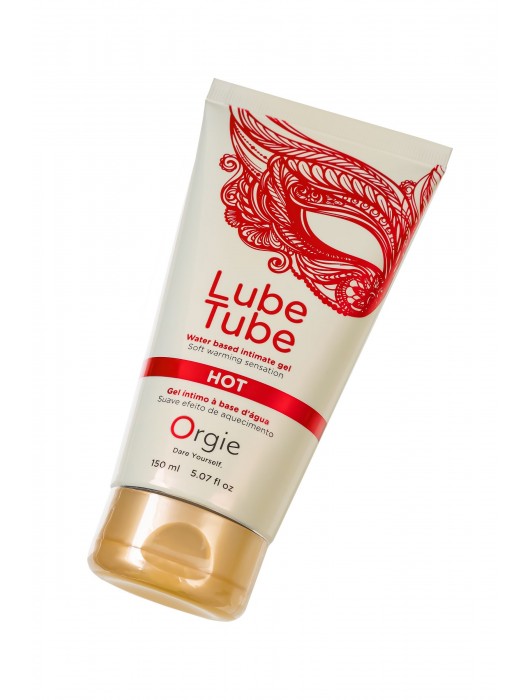 Интимный гель на водной основе Lube Tube Hot с разогревающим эффектом - 150 мл. - ORGIE - купить с доставкой в Уфе