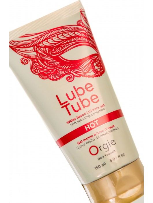 Интимный гель на водной основе Lube Tube Hot с разогревающим эффектом - 150 мл. - ORGIE - купить с доставкой в Уфе