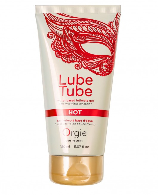 Интимный гель на водной основе Lube Tube Hot с разогревающим эффектом - 150 мл. - ORGIE - купить с доставкой в Уфе