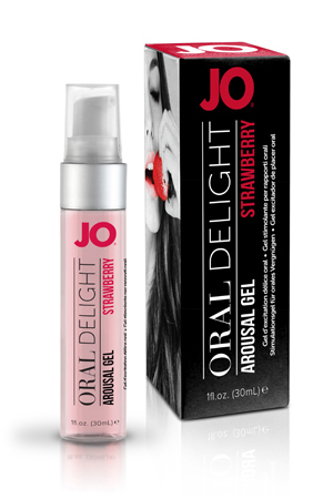 Клубничный лубрикант для оральных ласк Oral Delight Strawberry Sensation - 30 мл. - System JO - купить с доставкой в Уфе