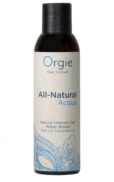 Интимный гель на водной основе Orgie All-Natural Acqua - 150 мл. - ORGIE - купить с доставкой в Уфе