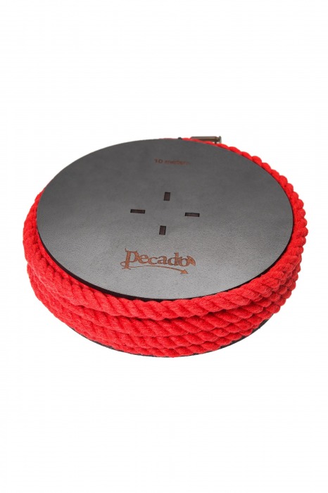 Красная веревка для шибари на катушке - 10 м. - Pecado - купить с доставкой в Уфе