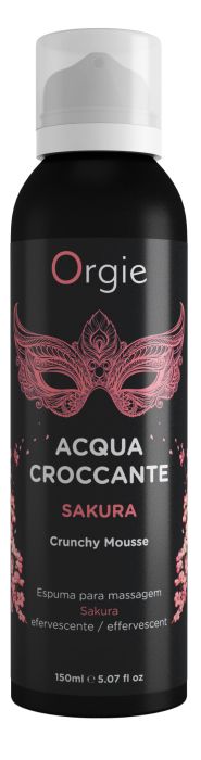 Хрустящая пенка для массажа Orgie Acqua Croccante Sakura с ароматом сакуры - 150 мл. - ORGIE - купить с доставкой в Уфе
