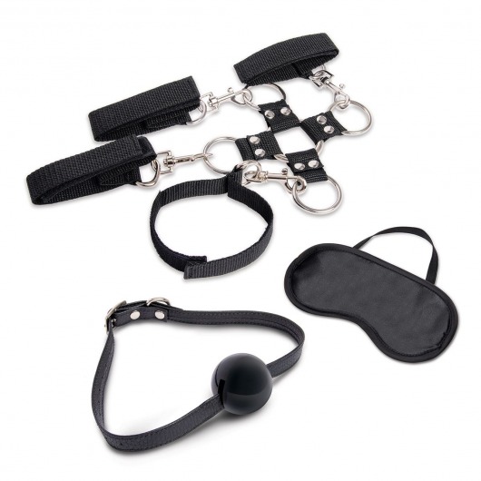 Набор для фиксации из 7 предметов Hogtie   Ball Gag Kit - Lux Fetish - купить с доставкой в Уфе