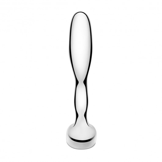 Стальной стимулятор простаты Stainless Steel Prostate Plug - 11,5 см. - b-Vibe - в Уфе купить с доставкой Стальной стимулятор простаты Stainless Steel Prostate Plug - 11,5 см. - b-Vibe - в Уфе купить с доставкой