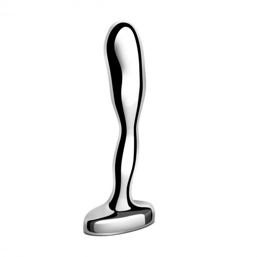 Стальной стимулятор простаты Stainless Steel Prostate Plug - 11,5 см. - b-Vibe - в Уфе купить с доставкой