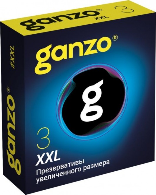 Презервативы увеличенного размера Ganzo XXL - 3 шт. - Ganzo - купить с доставкой в Уфе