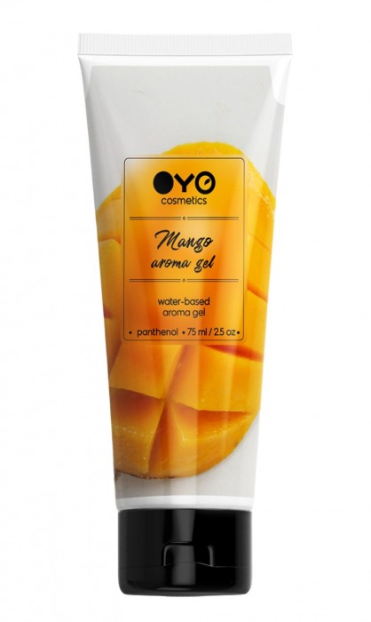 Лубрикант на водной основе OYO Aroma Gel Mango с ароматом манго - 75 мл. - OYO - купить с доставкой в Уфе