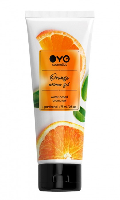 Лубрикант на водной основе OYO Aroma Gel Orange с ароматом апельсина - 75 мл. - OYO - купить с доставкой в Уфе