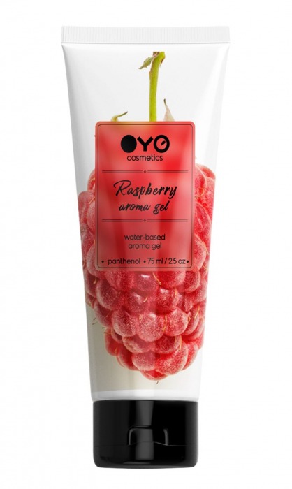 Лубрикант на водной основе OYO Aroma Gel Raspberry с ароматом малины - 75 мл. - OYO - купить с доставкой в Уфе