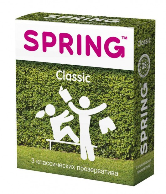 Классические презервативы SPRING CLASSIC - 3 шт. - SPRING - купить с доставкой в Уфе